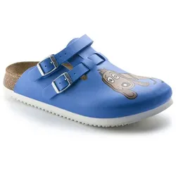 Clog Kay Superlauf, Birko-Flor, Dog Blue, schmal, Größe 39 - blau - 39