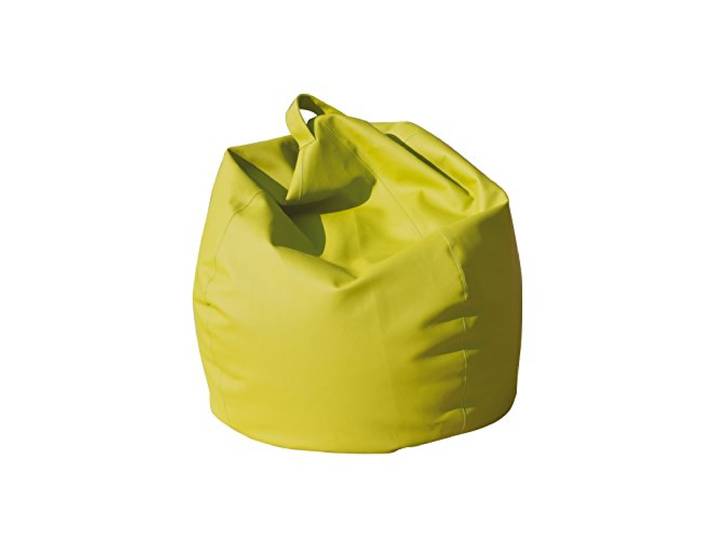 Eleganter Sitzsack, gelbe Farbe, Maße 80 x 120 x 80 cm