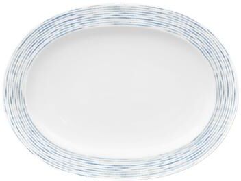 "Noritake Hammock Oval Platter, 14"""