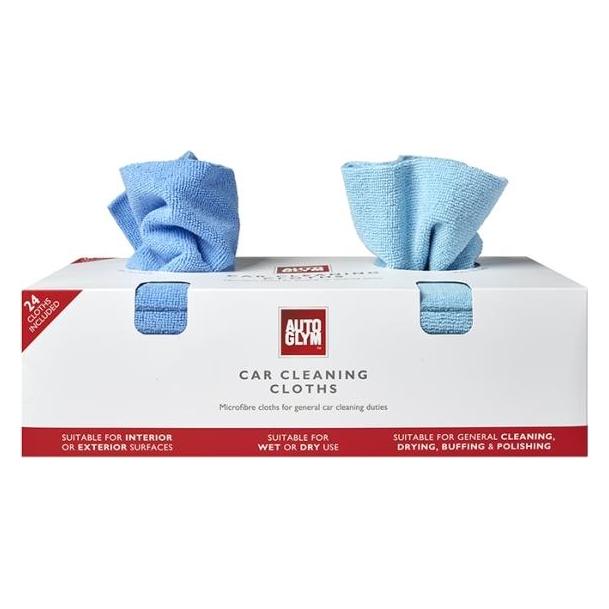 Autoglym Mikrofiberklude i kasse 250gsm 32x32cm 24 stk (CCCLOTH24)