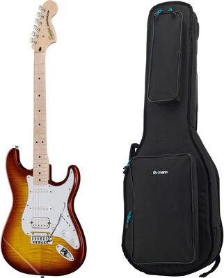 Squier Affinity Strat FM HSS S Bundle Sienna Sunburst