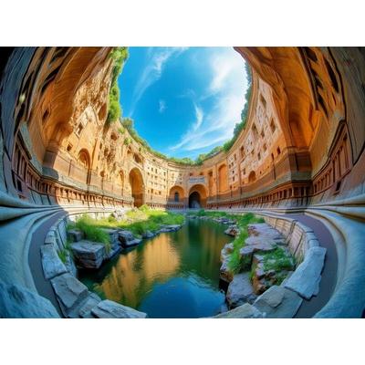 CALVENDO Puzzle Ein Motiv aus dem Kalender Fisheye Fotografie | 2000 Teile Lege-Größe 90x67cm Foto-Puzzle für glückliche Stunden, Sonstige von ,