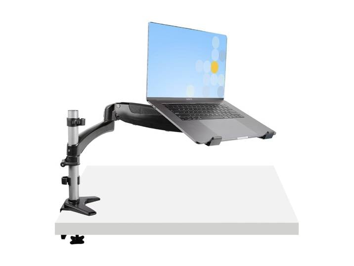 StarTech.com Support de Bureau pour Ordinateur Portable - Bras Articulé PC Portable ou Écran 34'(15kg) - Support VESA - Plateau Ordinateur Portable et