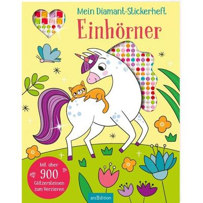 Mein Diamant-Stickerheft – Einhörner, Taschenbuch von , arsedition, 978-3-8458-5682-7