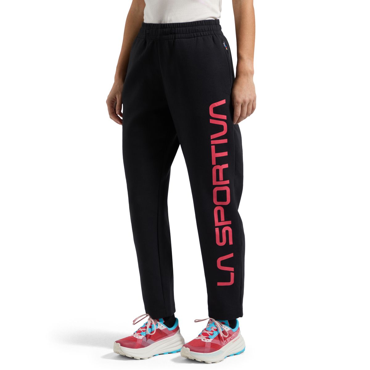 La Sportiva Podium Pant Big Logo Women black/hibiscus (K00P02) L ZACP09401K00P02L