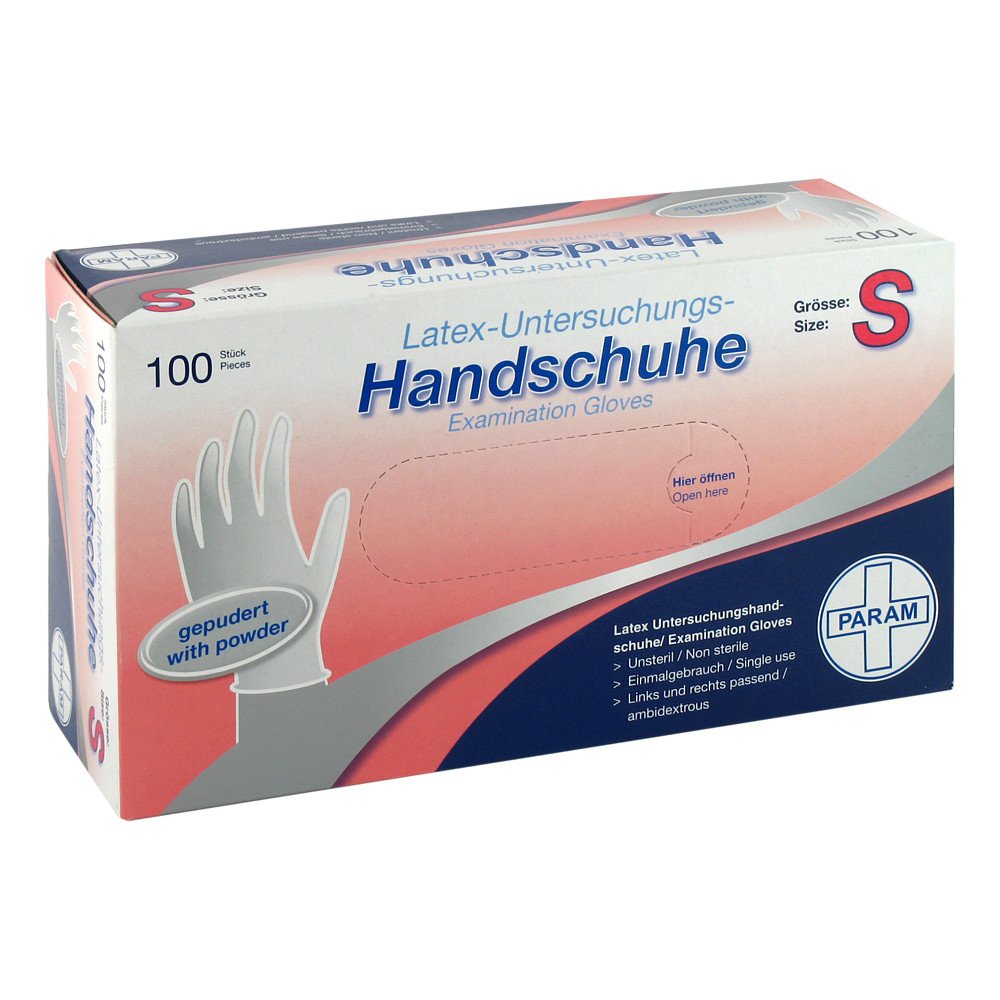 Param GmbH Handschuhe Einmal Latex gepudert S 04818973