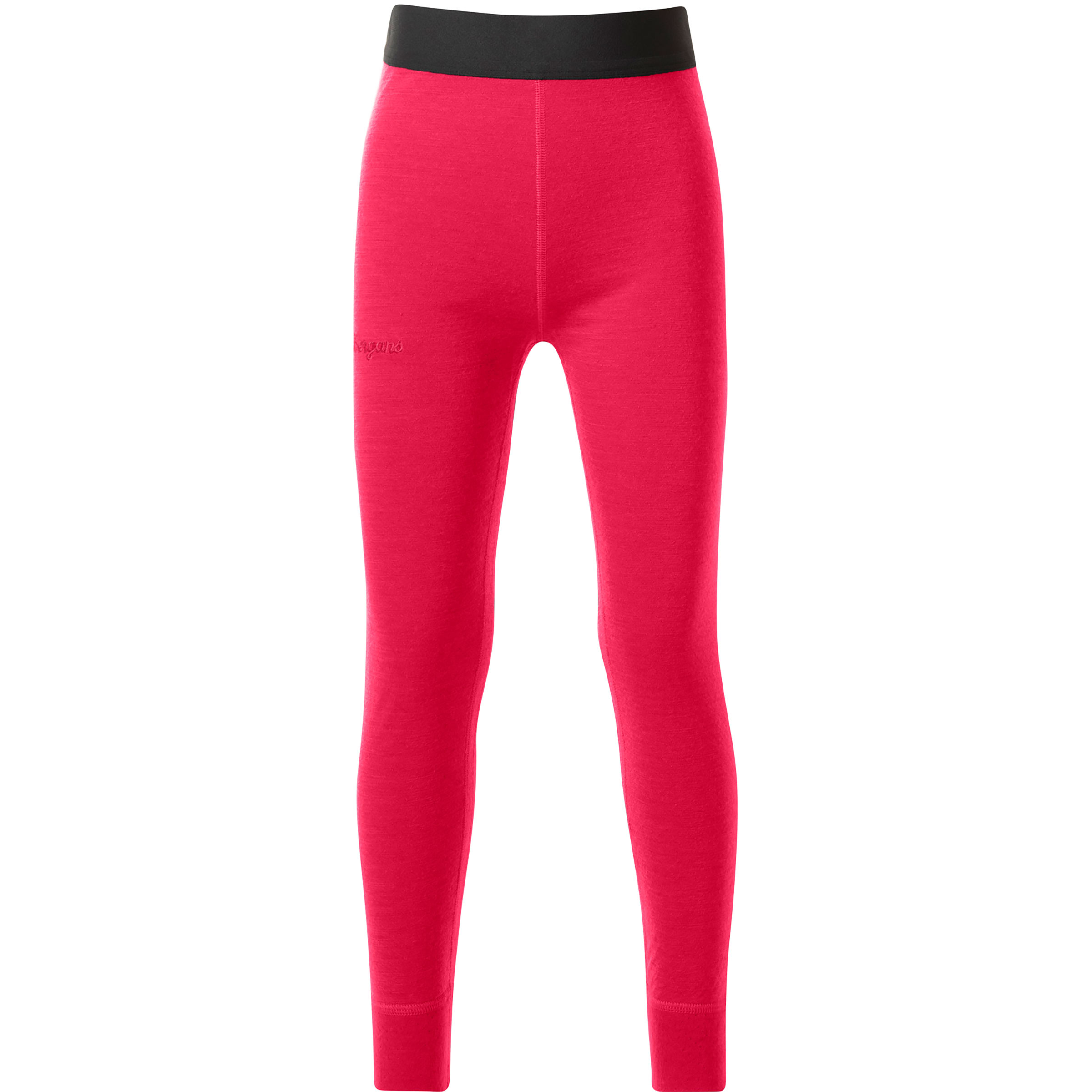 Bergans Inner:Dual Merino Tights Kinder Merino Unterwäsche pink Größe 116 Trekking Elastisch Merinowolle
