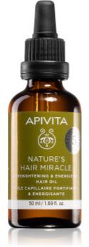Apivita Nature's Hair Miracle Strengthening Hair Oil óleo para cabelos fortes 50 ml. Nature's Hair Miracle Strengthening Hair Oil