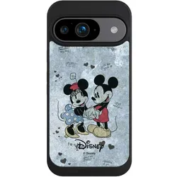 Nivocase Handyhülle für Google Pixel 9 Hülle NIVOpure Case Schwarz Disney Vintage (Google Pixel 9), Smartphone Hülle, Schwarz