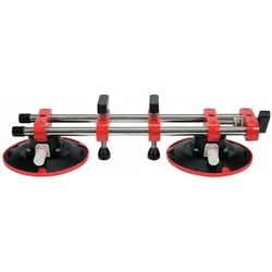 Yato, Sägeblatt, Doppel Saugnapfhalter 150mm Handpumpe Gummisauger Vakuum-Saugnapfheber Keramikfliesenheber