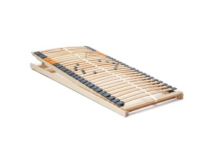 geborgenschlafen.com Lattenrost 90x200 cm – Reflux Novis Lattenrost mit ergonomischer Unterstützung Metallfreier Tellerlattenrost aus massivem Buchenholz mit 6 Fach Verstellbarer Neigung