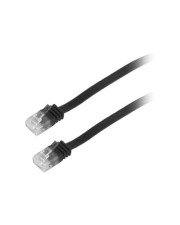 Helos ultra flaches Patchkabel U/FTP Cat 6a blau 2.0m Netzwerk CAT m Blau (205239)