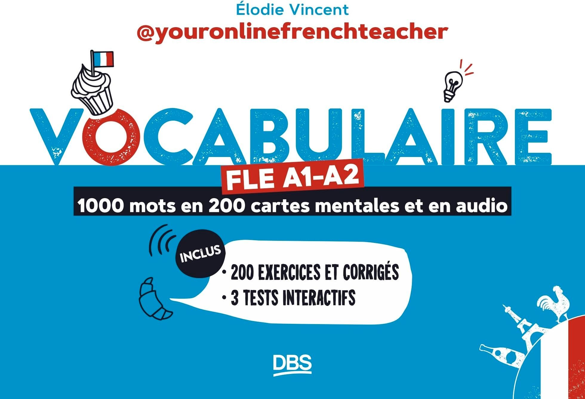 Elodie Vincent - Vocabulaire FLE A1-A2 : 1.000 mots en 200 cartes mentales et en audio - Preis vom 09.10.2026 07:28:09 h