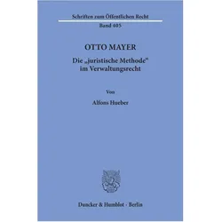 Otto Mayer., Fachbücher von Alfons Hueber