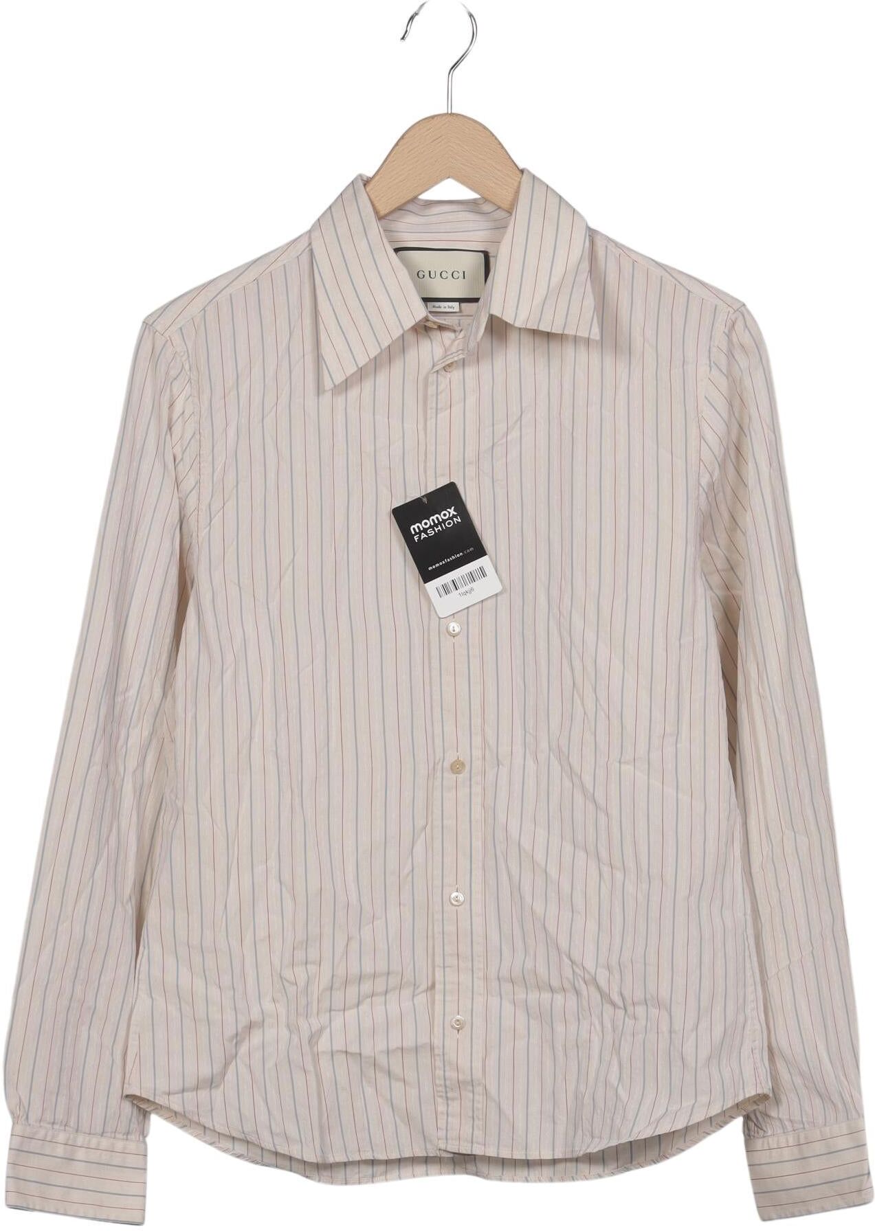 Gucci Herren Hemd, Beige, Gr. 39, Baumwolle - Second Hand
