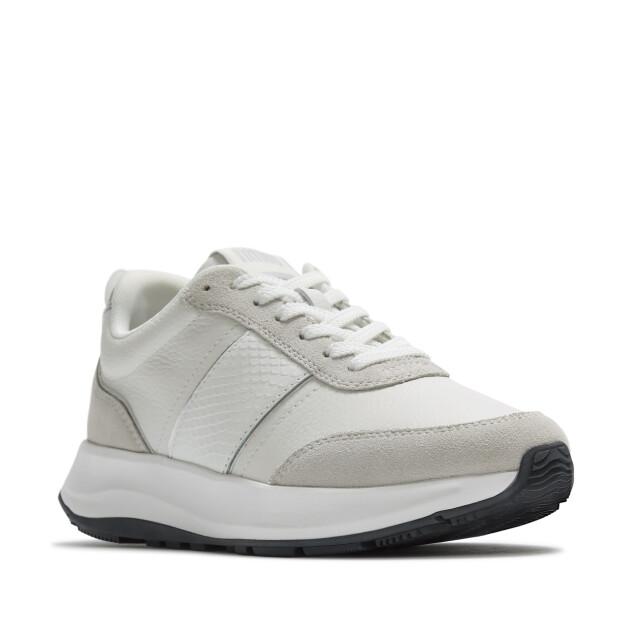 FitFlop F-mode flow snake glitter trainers