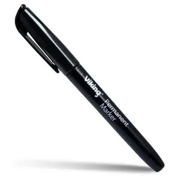 Viking PBM1.0 Permanentmarker  Mittel Rundspitze  - 1 mm Schwarz Wasserbeständig
