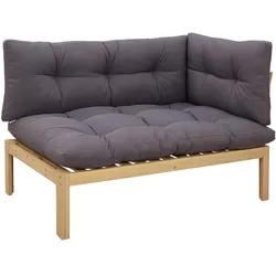 vidaXL, Gartenlounge, Gatenano (2x Eckelement)