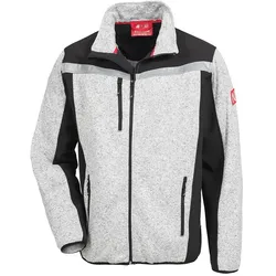 Strick-Softshelljacke "MOTION TEX PLUS" - S - grau