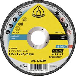 Klingspor A 960 TZ Special 322180 Trennscheibe gerade 115 mm 25 St. Edelstahl, Stahl