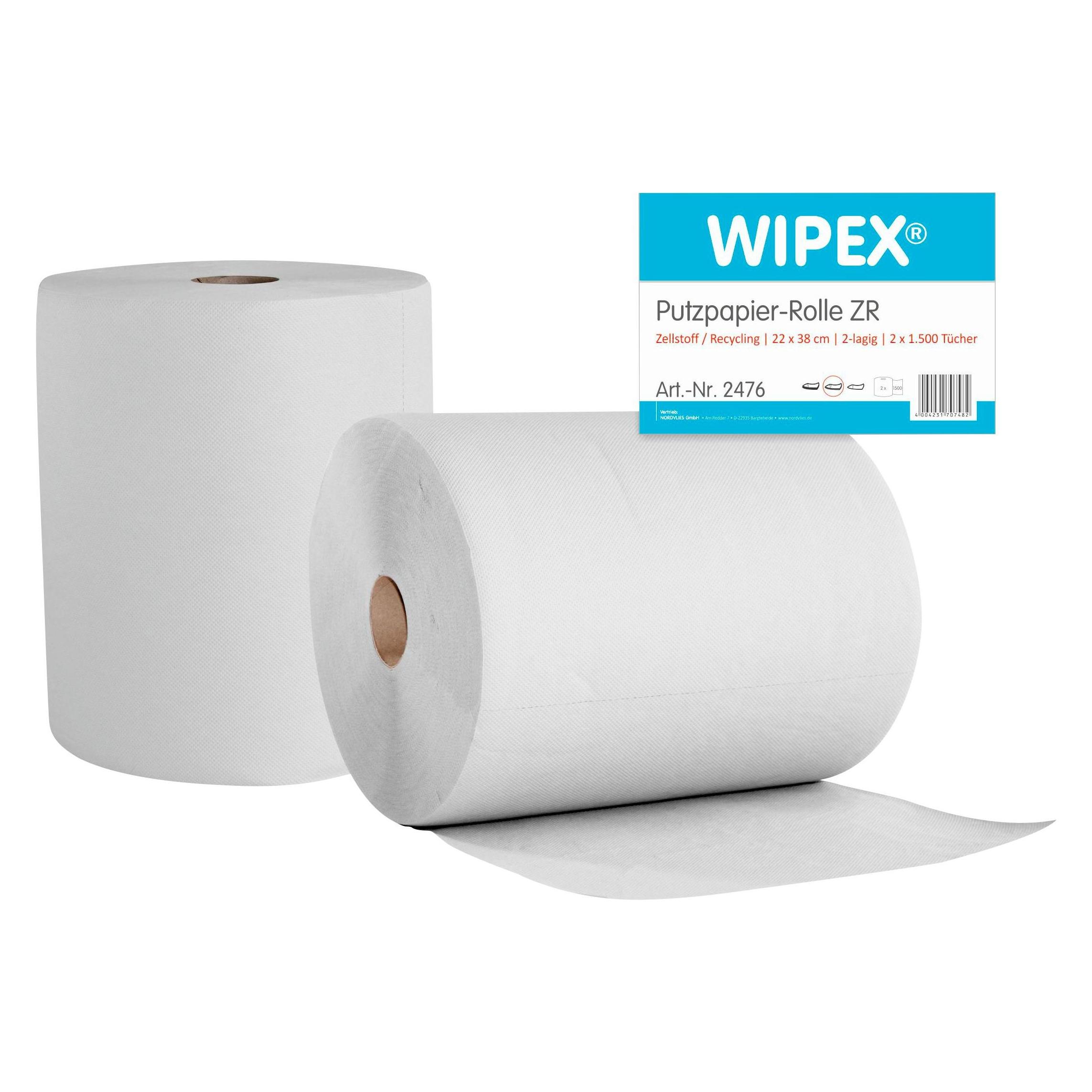 Wipex Putztuch L360xB220ca. mm weiss 2-lagig (2x) (2476)