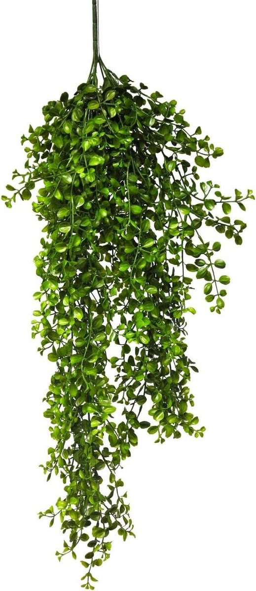 Kunstplant hangende varen Groen - Decoratieve nepvaren met steunstaaf - 90 cm