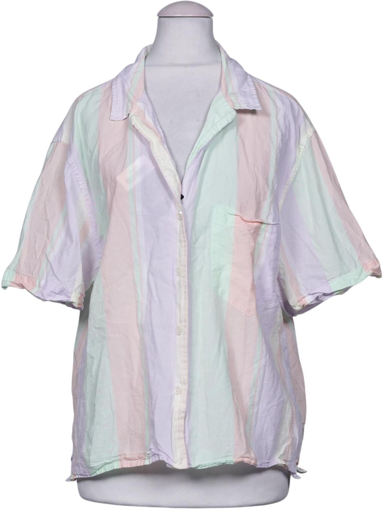 Walbusch Damen Bluse, Mehrfarbig, Gr. S, Baumwolle - Second Hand