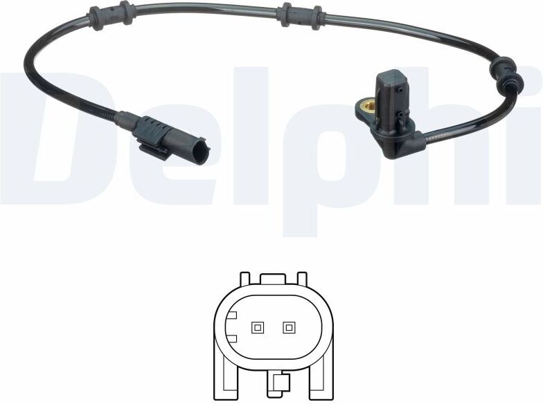 Delphi Sensor, Raddrehzahl Ss20593 Für Mercedes