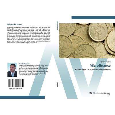 Microfinance, Taschenbuch von Djordje Popovic, AV Akademikerverlag, 978-3-639-44920-4