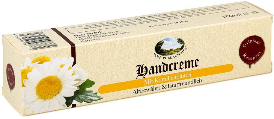 Vom Pullach Hof Handcreme mit Kamillenblüten
