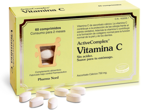 Pharma Nord ActiveComplex Vitamina C Ascorbato Cálcico 60 Comprimidos.