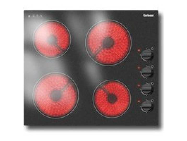 Plaque Vitrocéramique 4 Feux Plaque De Cuisson Vitrocéramique 60Cm Encastrable Avec Boutons Rotatifs Plaque Electrique 4 Feux 6000