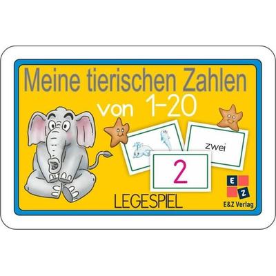 Meine tierischen Zahlen von 1-20 Legespiel