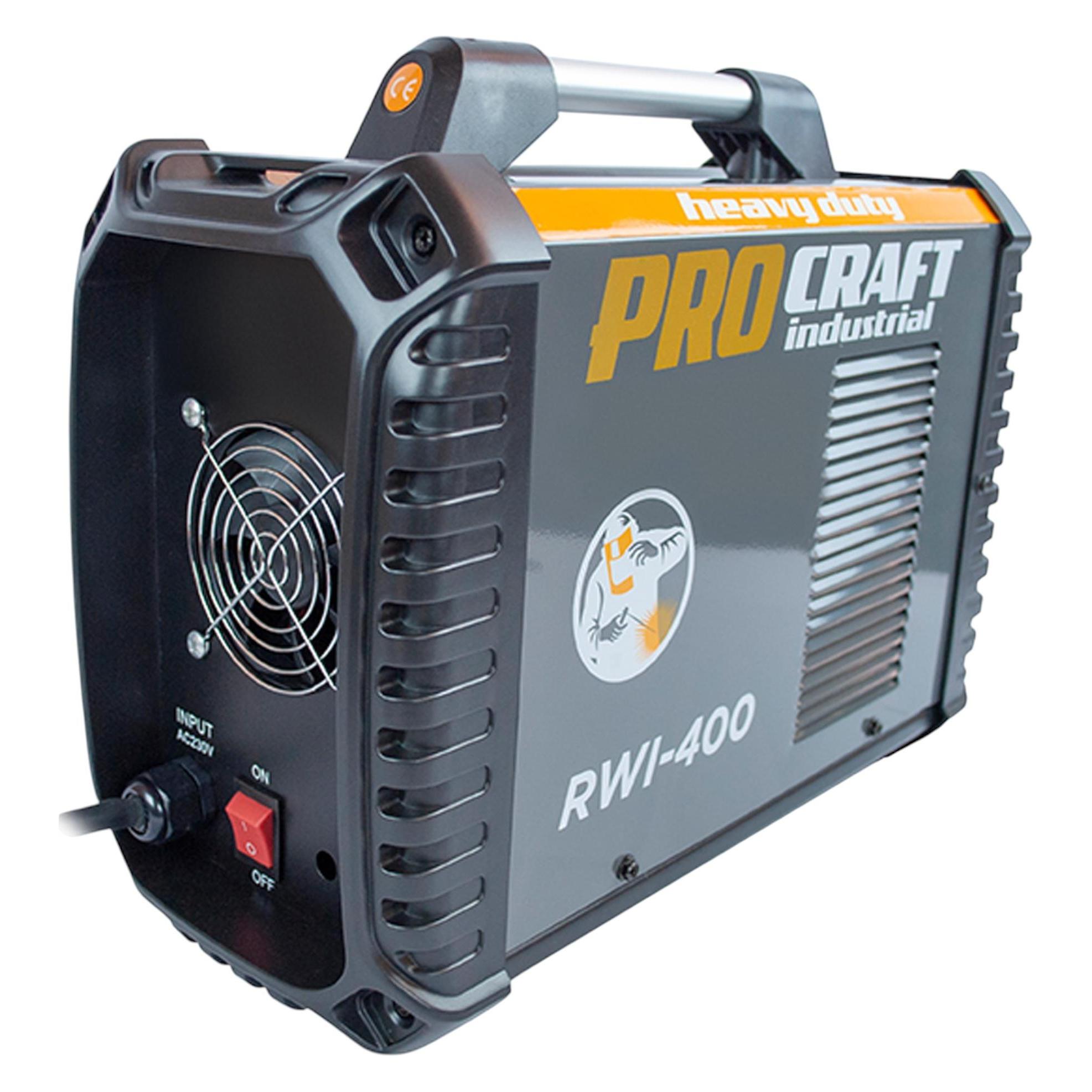 Procraft Industrial RWI-400 Inverter Schweissgerät 7 kW 20 - 200 A MMA + Schweissschutzschild + (Inverterschweissgerät) (66946705)