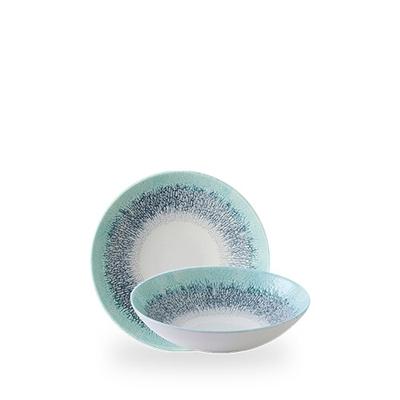 Churchill Studio Prints Fusion Blue Studio Prints Fusion Blue Teller Tief Coup 18.2cm