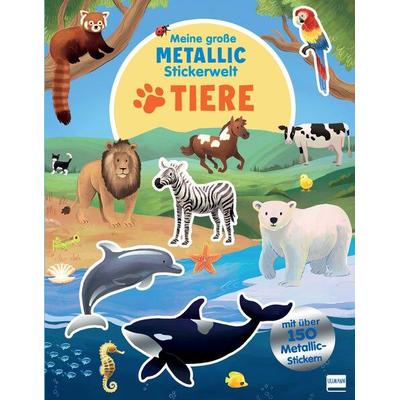 Meine große Metallic-Stickerwelt – Tiere, Taschenbuch von , Ullmann Medien, 978-3-7415-2785-2