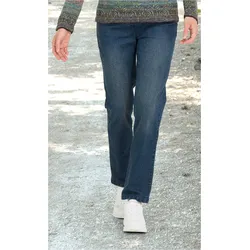 Baumwoll-Mix-Hose in blau in Größe 52 von DW-Shop, Blau, 52