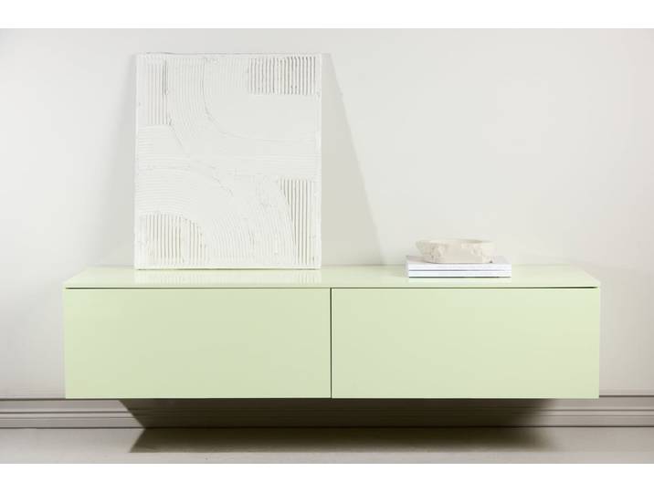 TV-Lowboard Marivo – Glänzendes Design in frischem Grün - Grün - Luxusbetten24