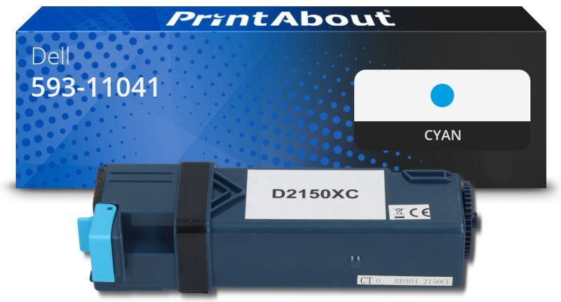 PrintAbout Toner kompatibel mit Dell 593-11041 (769T5) - Cyan