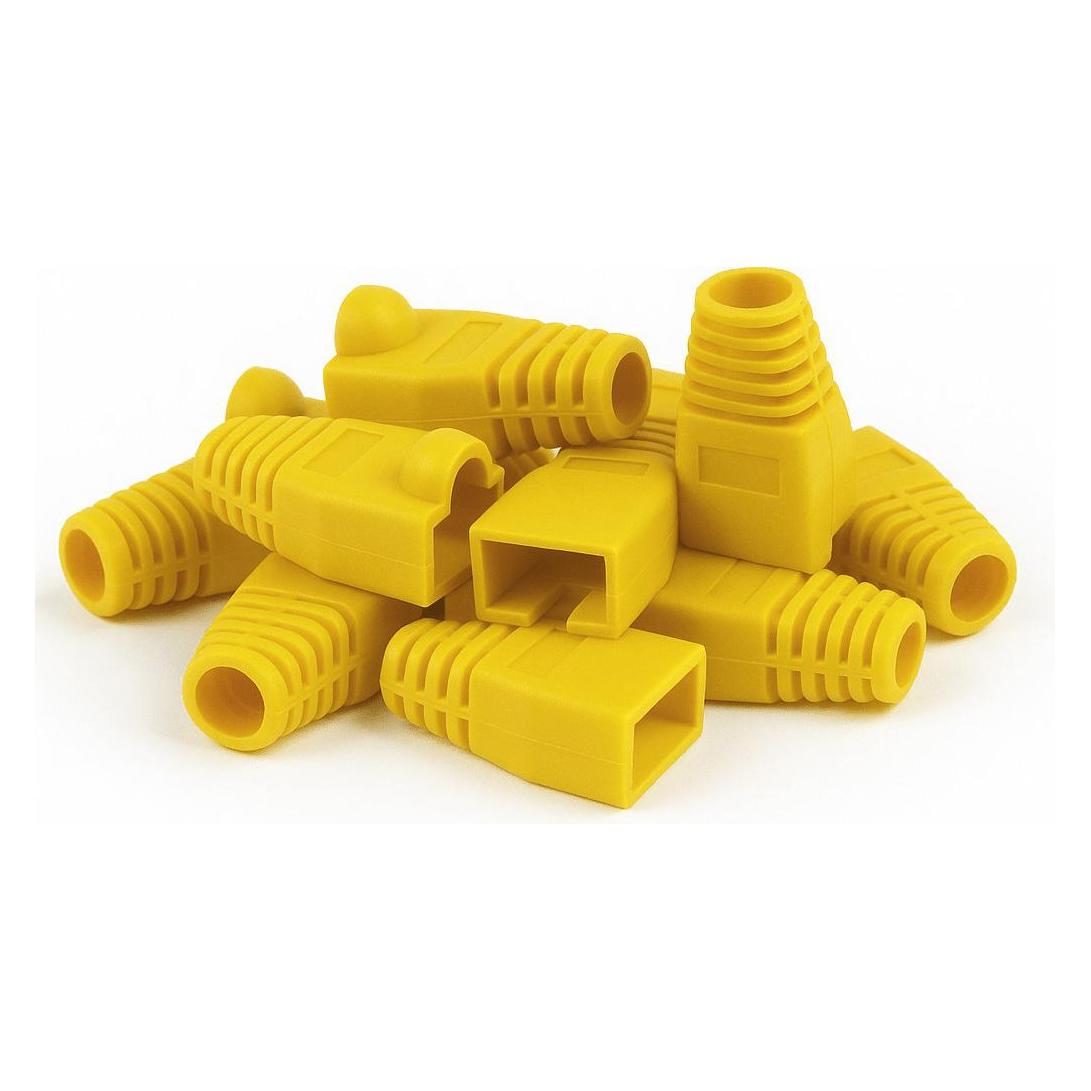Danicom RJ45 Tule Gelb - 10 Stück (DC-RJ45-BOOT-YELLOW-10PCE)