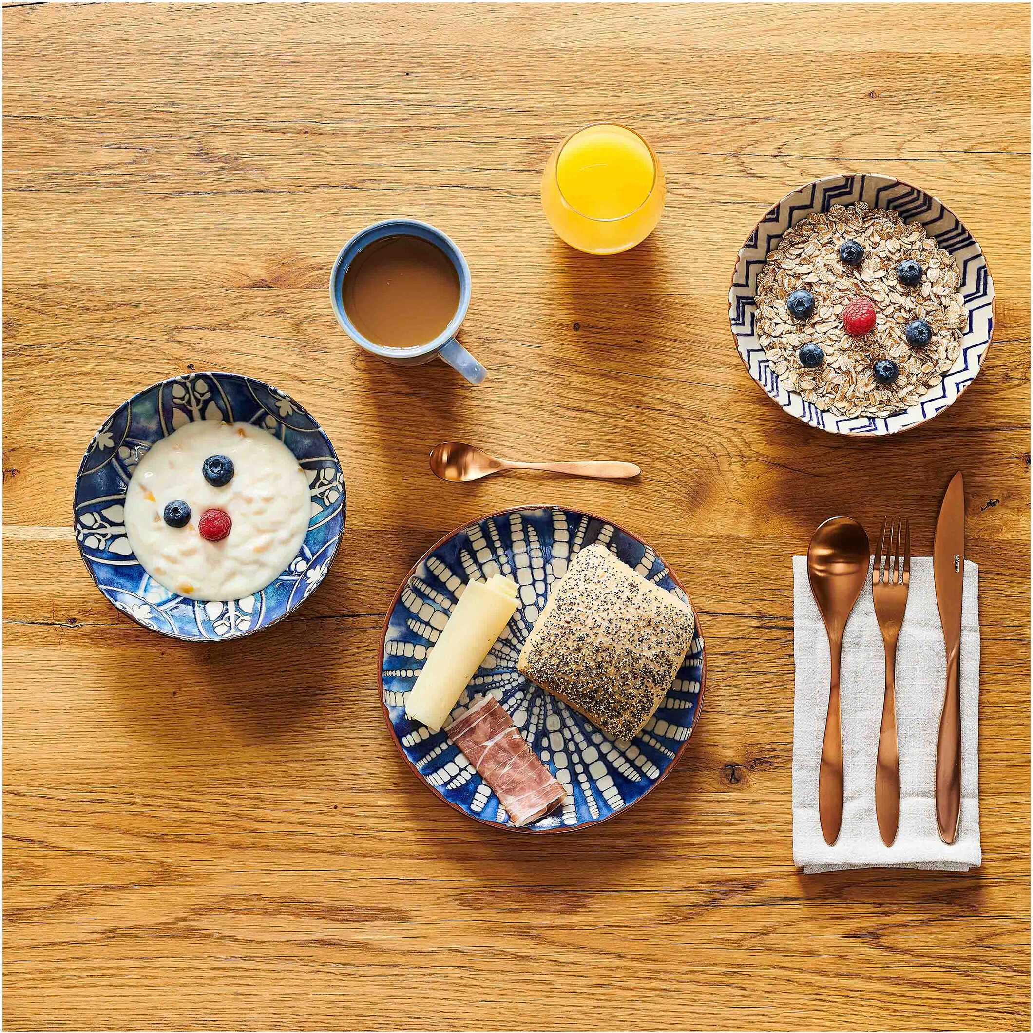 MÄSER Tellerset »Iberico Blue«, 4-teilig