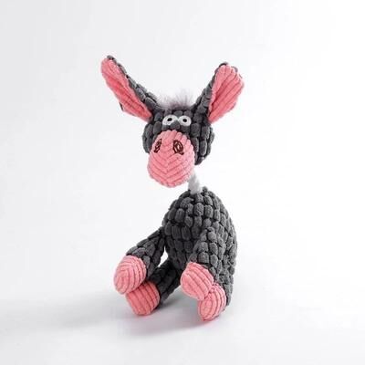 Uplift Treasures Plush Squeaky Dog Chew Toy pink
