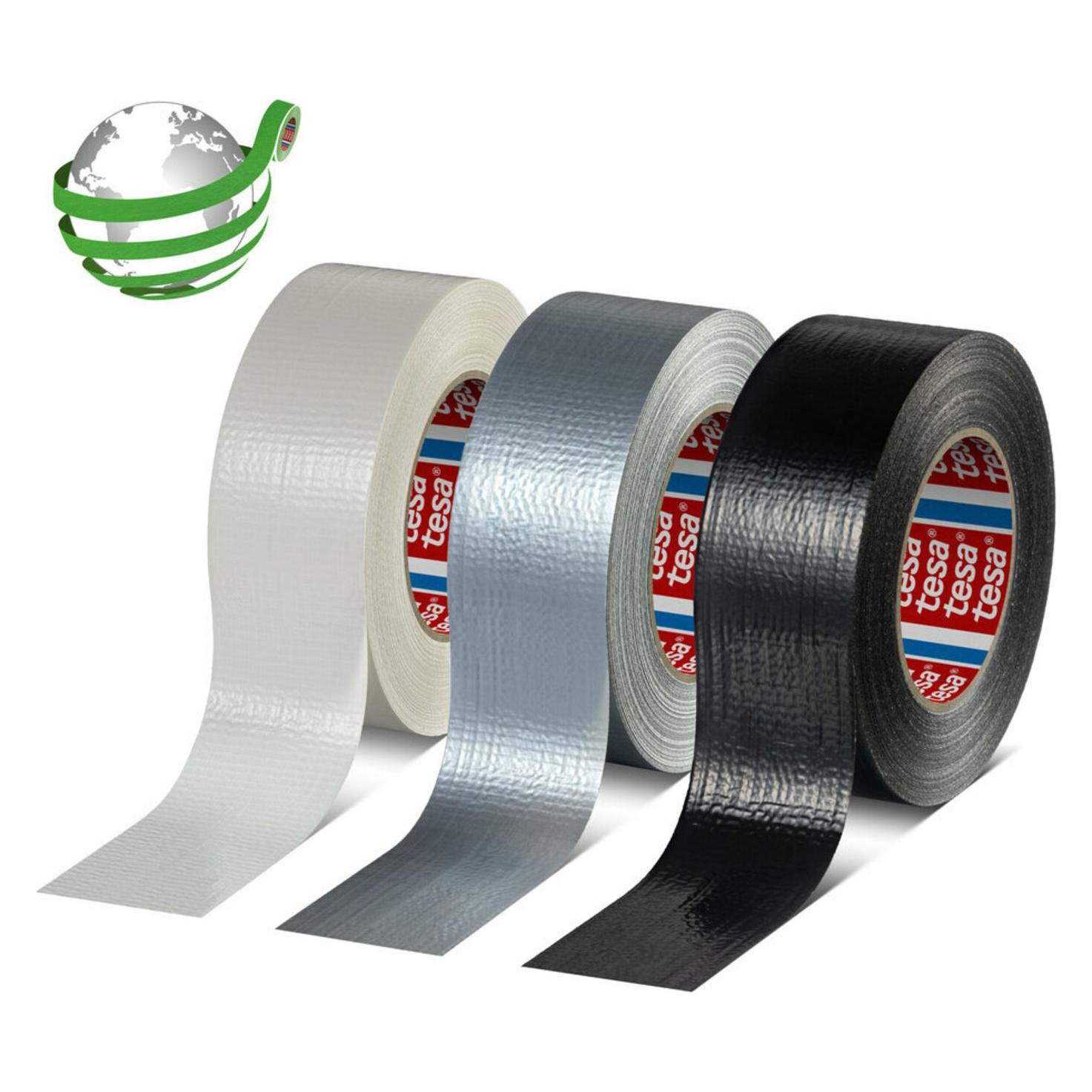 Magni tesa Duct Tape, 50mx38mm, mit recyceltem Träger, silber-grau (38 mm) (98280179)