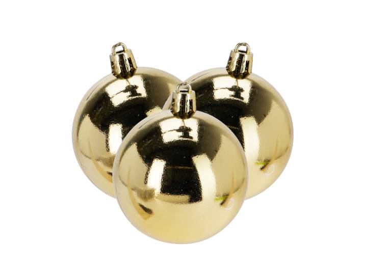 Weihnachtskugel Set 70-teilig gold