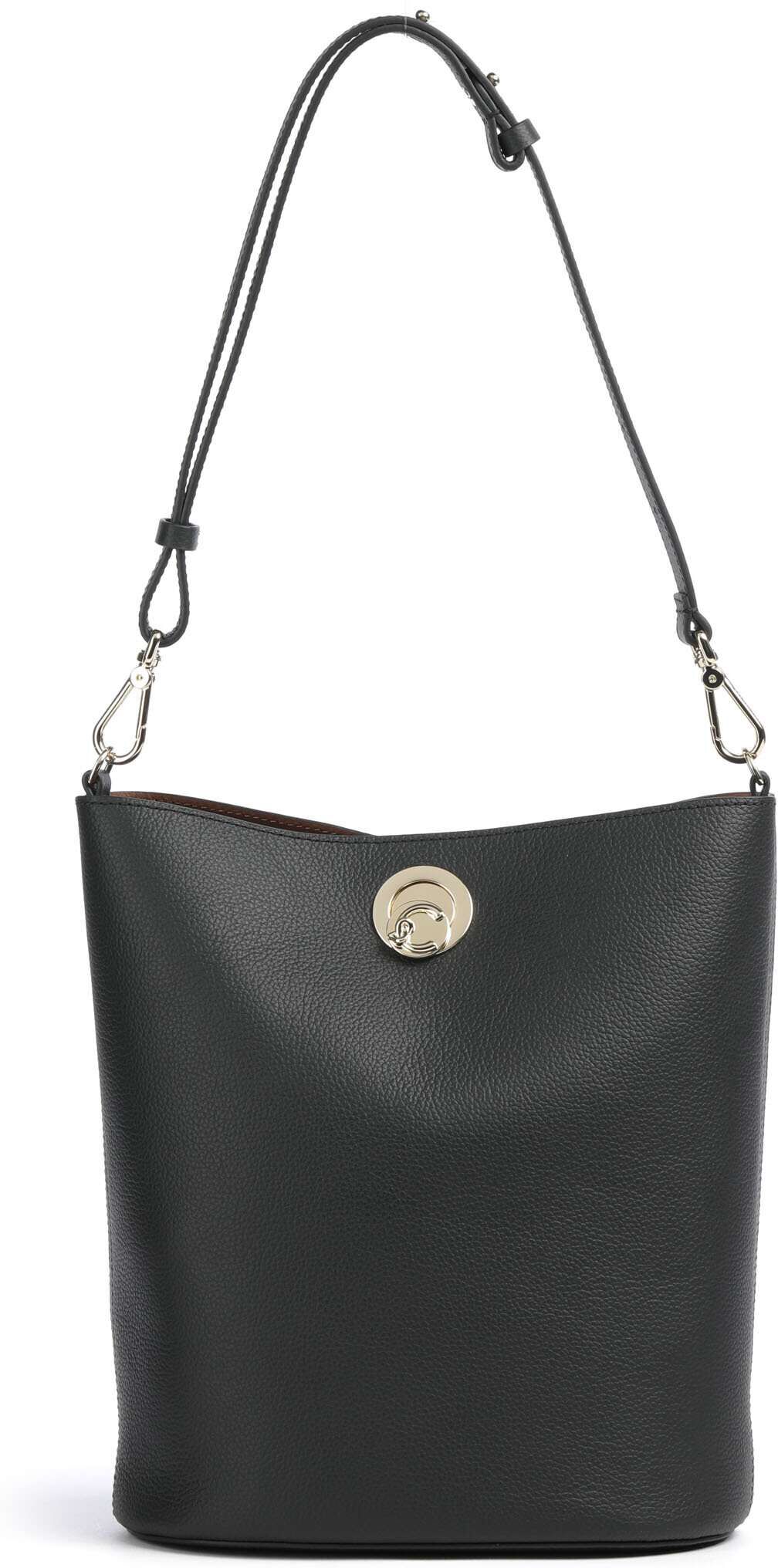 Coccinelle Nikla Bucket Handtasche aus Leder, schwarz