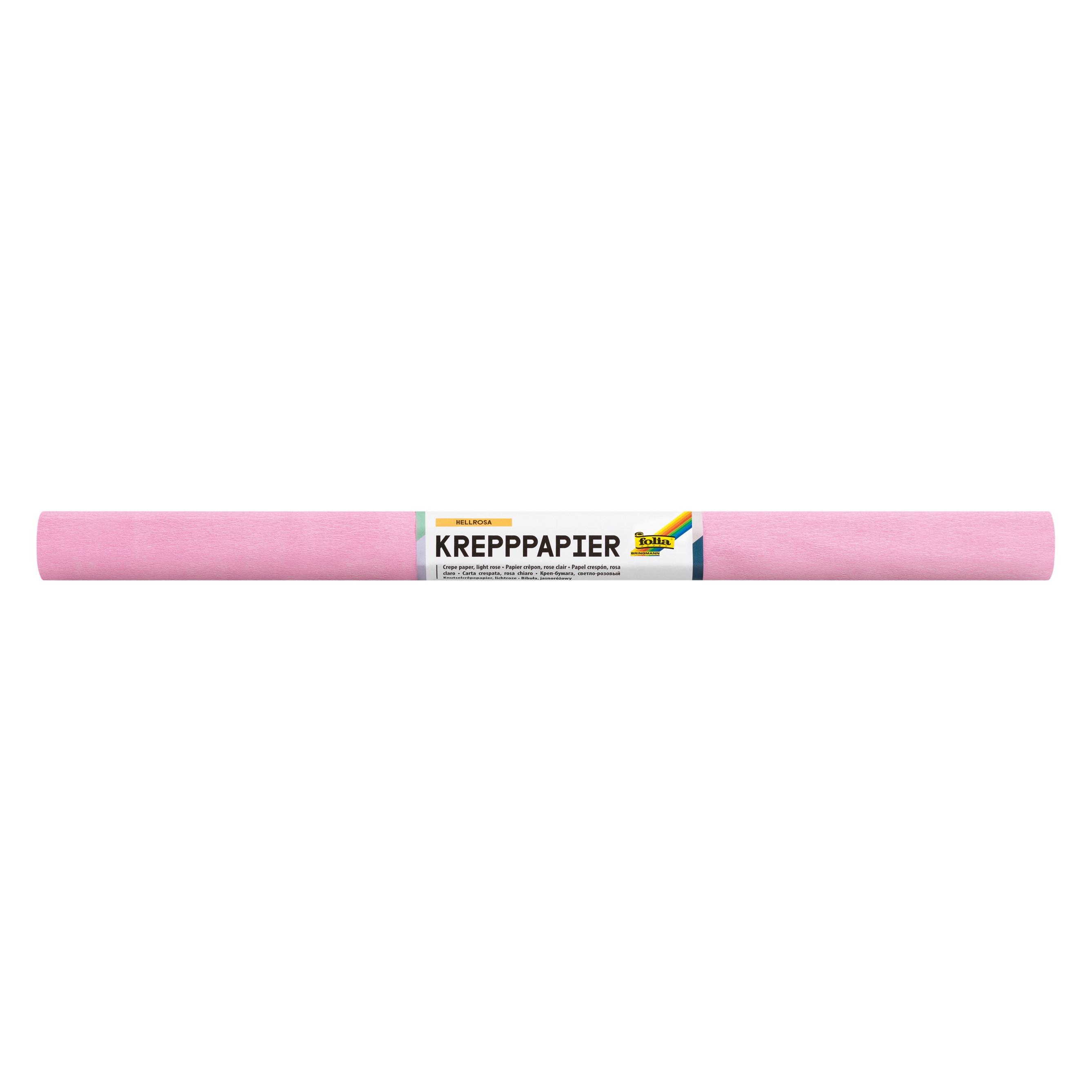 Folia Krepppapier rosa 10 Rollen (32 g/m², 10x) (824119)