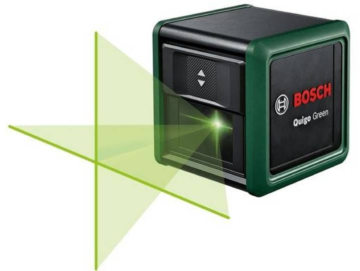 Bosch Quigo Green - Kruislijnlaser - Groene laser - Zelfnivellerend