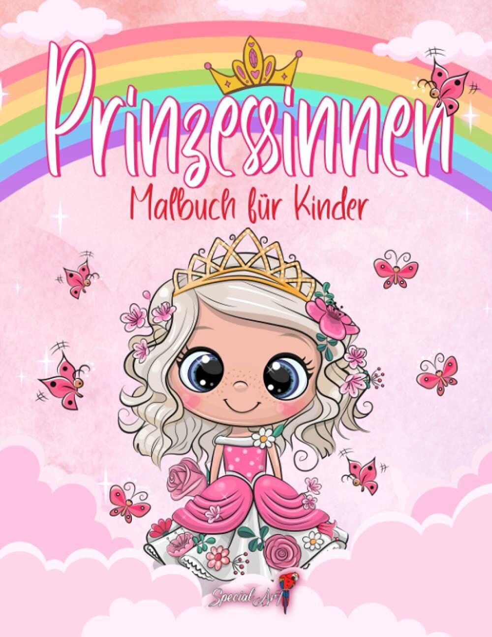 Special Art - Prinzessin - Malbuch für Kinder: Mehr als 50 Ausmalseiten mit schönen und liebevollen Prinzessinnen für Kinder von 4 bis 8 Jahren! (Geschenke für Kinder, Großes Format) - Preis vom 12.10.2026 11:37:12 h
