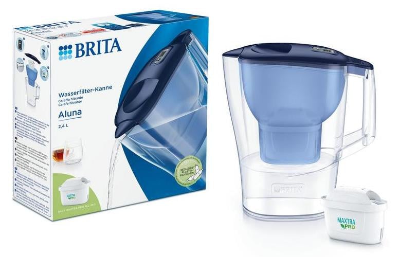Brita Waterfilterkan Aluna Cool Blue (1 stuk)