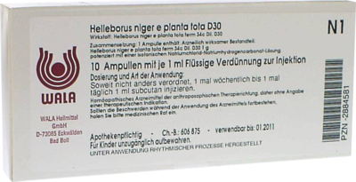 WALA Heilmittel GmbH HELLEBORUS NIGER e planta tota D 30 Ampullen 10X1 ml 02884581